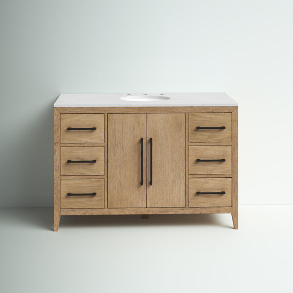 Mercury Row® Alsup 48'' Freestanding Single Bathroom Vanity with